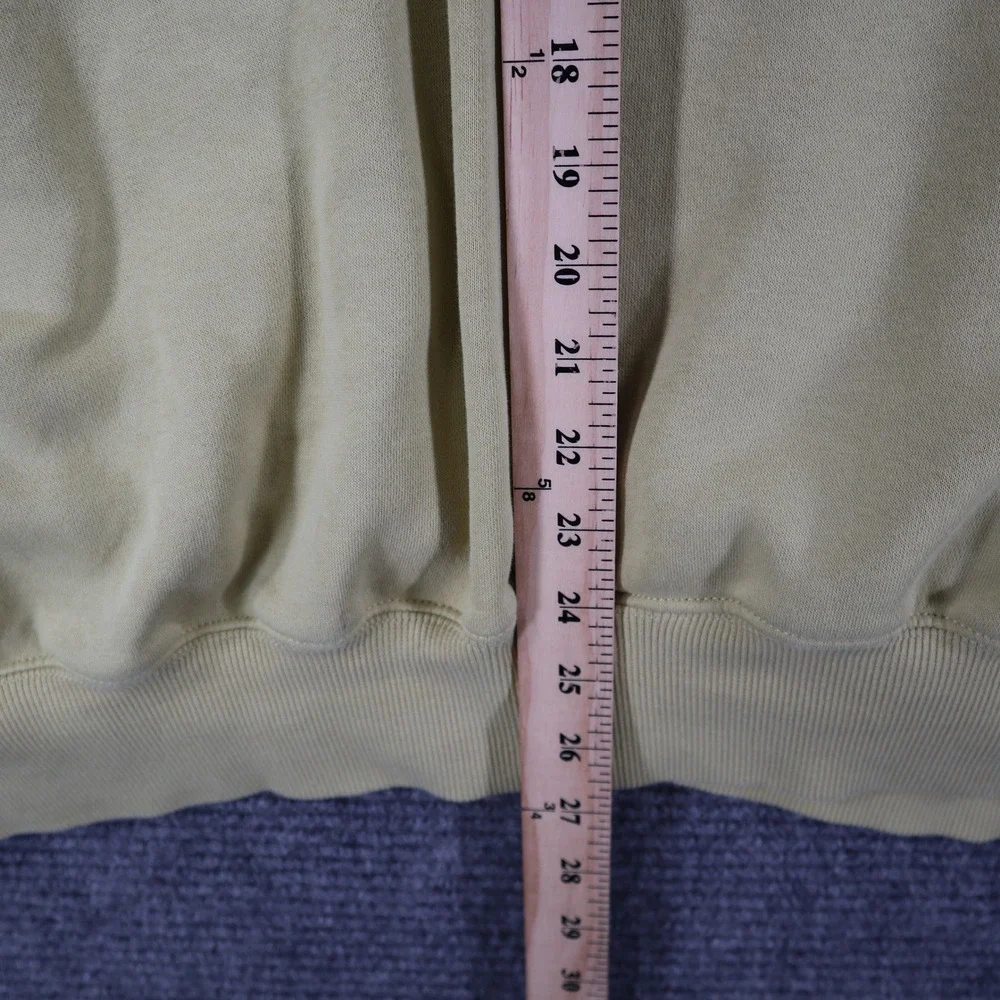 Nike Hoodie Womens XL Yellow Oversized Phoenix Fleece Center Swoosh Casual